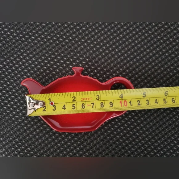 Cerise Tea Bag Holder / Spoon Rest Le Creuset NEW - Picture 3 of 7